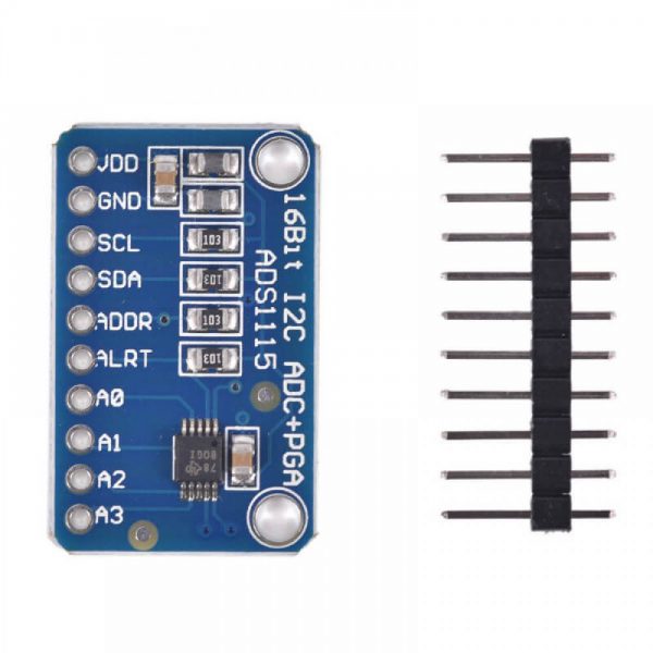 ADS1115 16-Bit ADC-4 Channel with Programmable Gain Amplifier