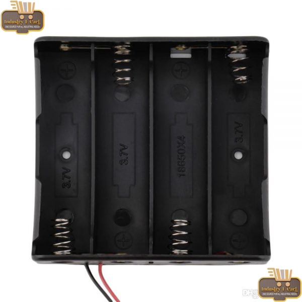 Case Holder For Battery 4 x 18650 Cell Box, without cover