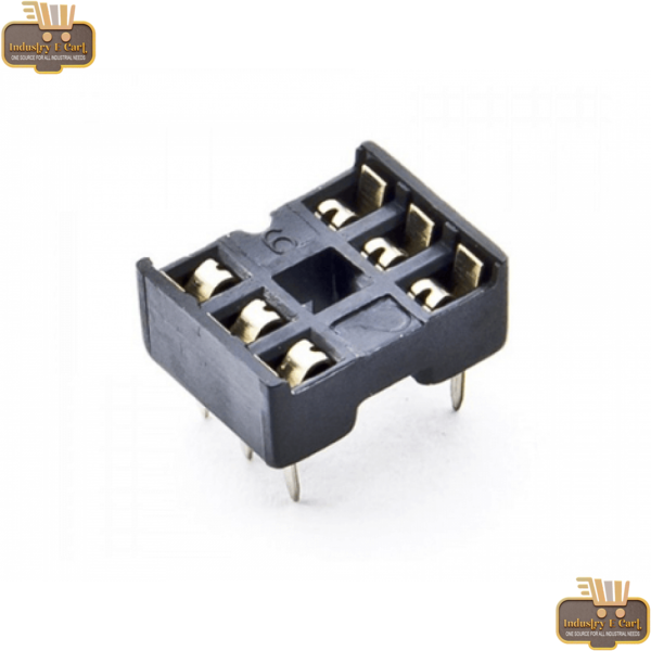 6 Pins IC Socket or Base (Pack of 10)