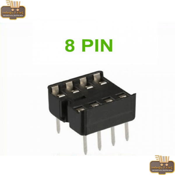 8 Pin DIP IC Base Socket (Pack of 5)