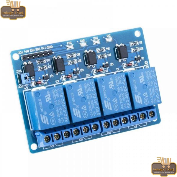 5V 10A 4-Channel Optocoupler Relay Board Module