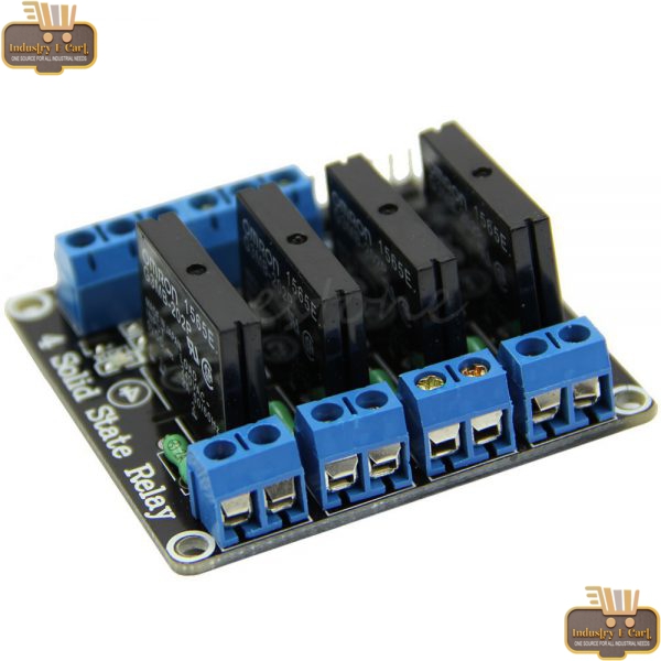 5V 4-Channel SSR Solid State Relay Module 240V 2A Output with Resistive Fuse