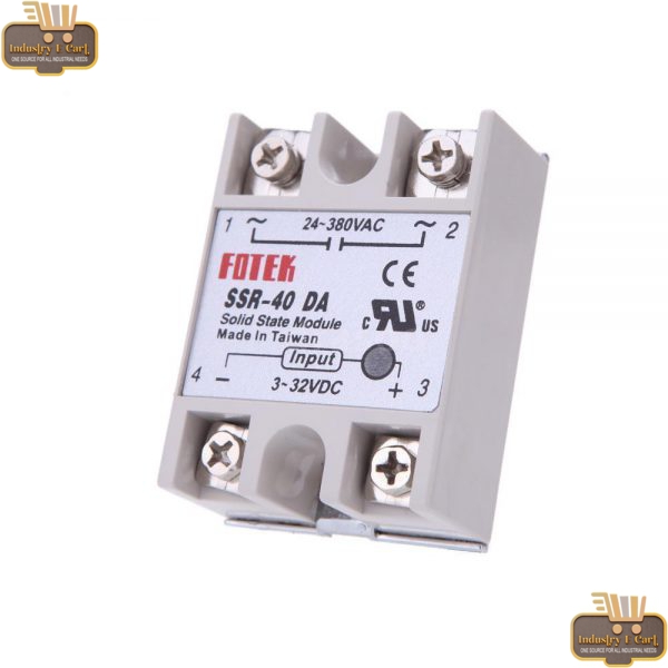 DC to AC SSR-40DA Solid State Relay Module 3-32VDC/24-380VAC 40A