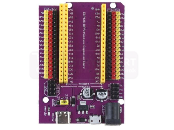 Purple Esp32 38pin Expansion Board