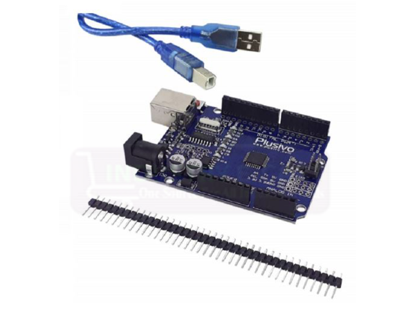 Plusivo UNO R3 Development Board (ATmega328p and CH340) + Cable