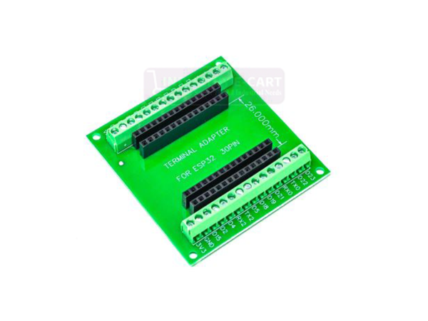 Green ESP32 Breakout Board for 30PIN ESP32 Development Board