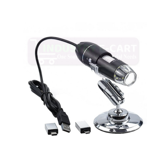 500X 3 in 1 USB Digital Microscope Camera Endoscope 8LED Magnifier with Stand 3-in-1 Type-c Electronic Magnifier Endoscope