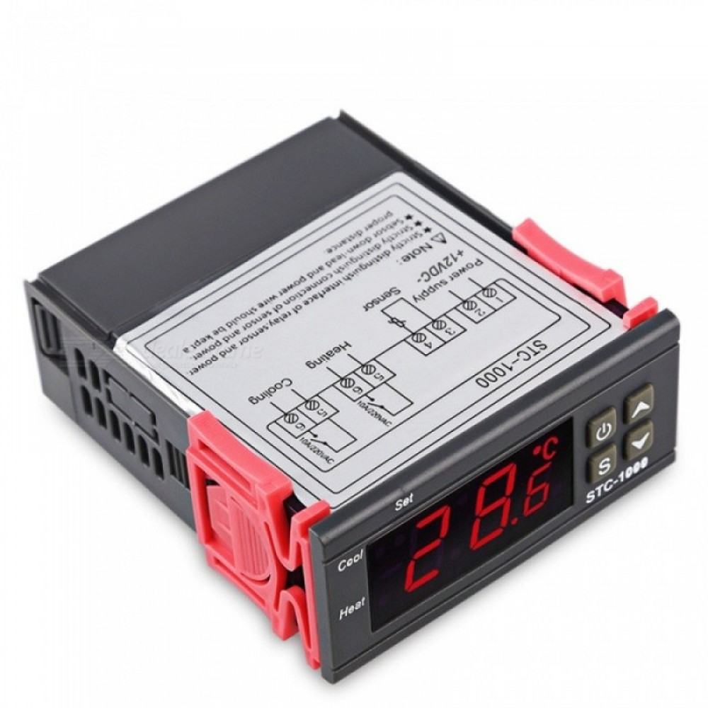 Digital STC-1000 All-Purpose Temperature Controller Thermostat W Sensor AC 220V 